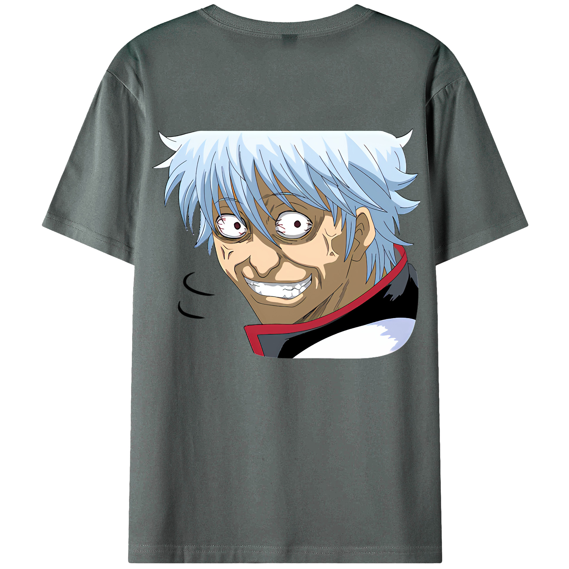 （画像用） ぎんたま 坂田銀時（さかたぎんとき） 神楽 志村新八（しむら しんぱち） GINTAMA Sakata Gintoki Kagura Shimura Shinpachi 綿100％ メンズ半袖Tシャツ（バックプリント） 通気性